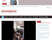 Tablet Screenshot of pressagency.it